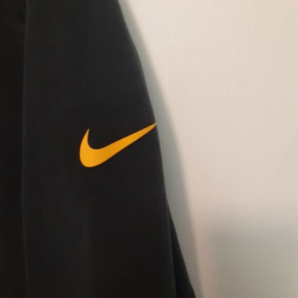 Pittsburgh Steelers NFL Nike Team Apparel Adult Mens S Black Hoodie Sweatshirt - Picture 3 of 8